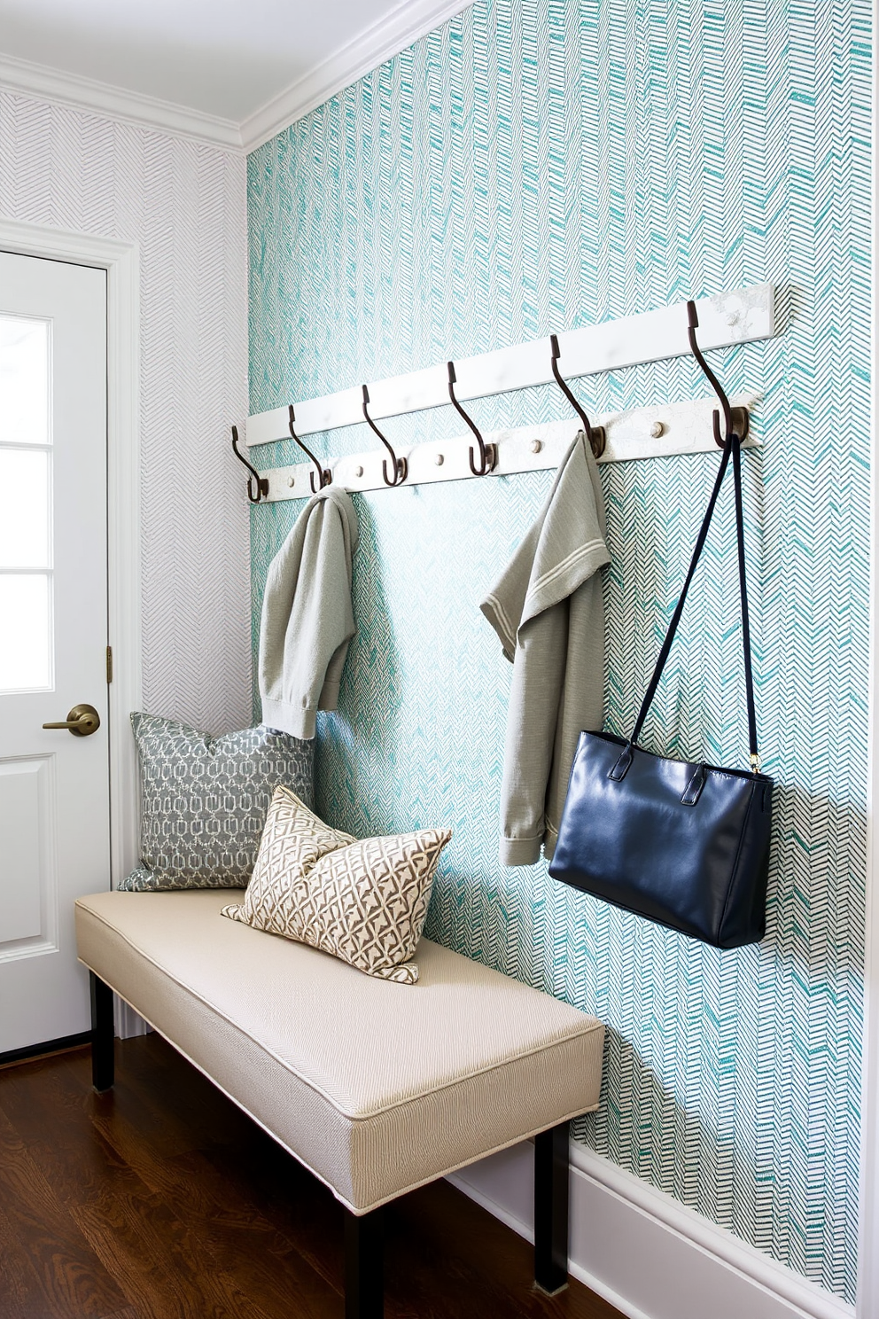 Mudroom Wallpaper Decorating Ideas 9