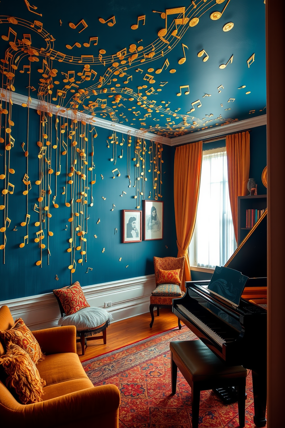 Music Room Wall Painting Ideas 1