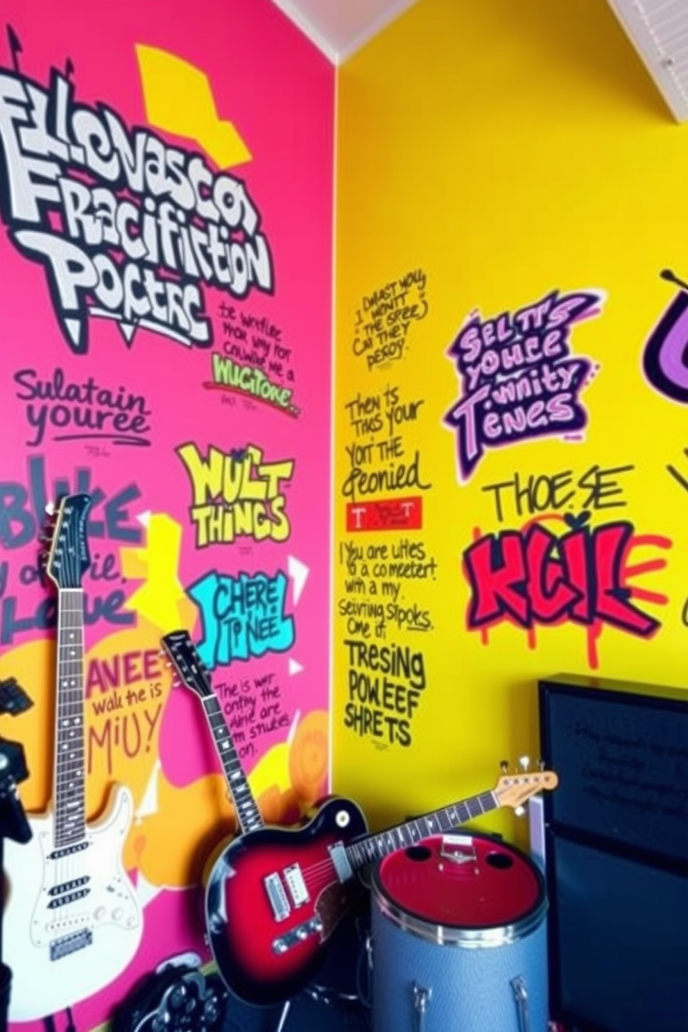 Music Room Wall Painting Ideas 5