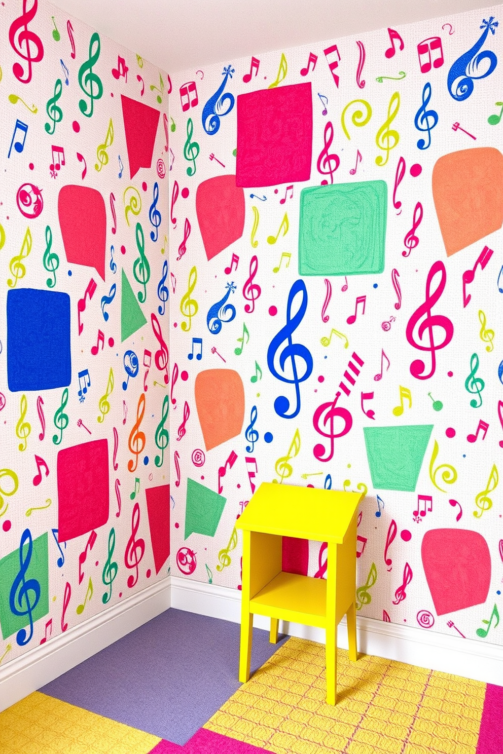 Music Room Wallpaper Decorating Ideas 12