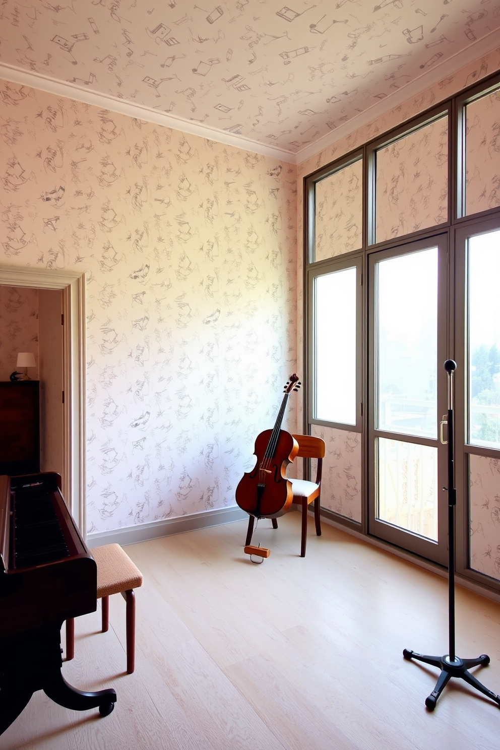 Music Room Wallpaper Decorating Ideas 13