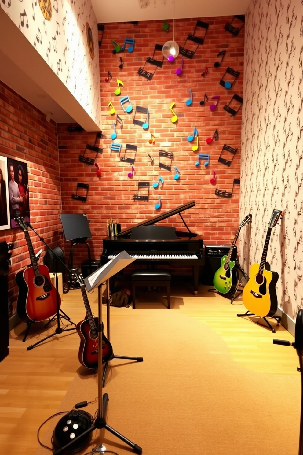 Music Room Wallpaper Decorating Ideas 21