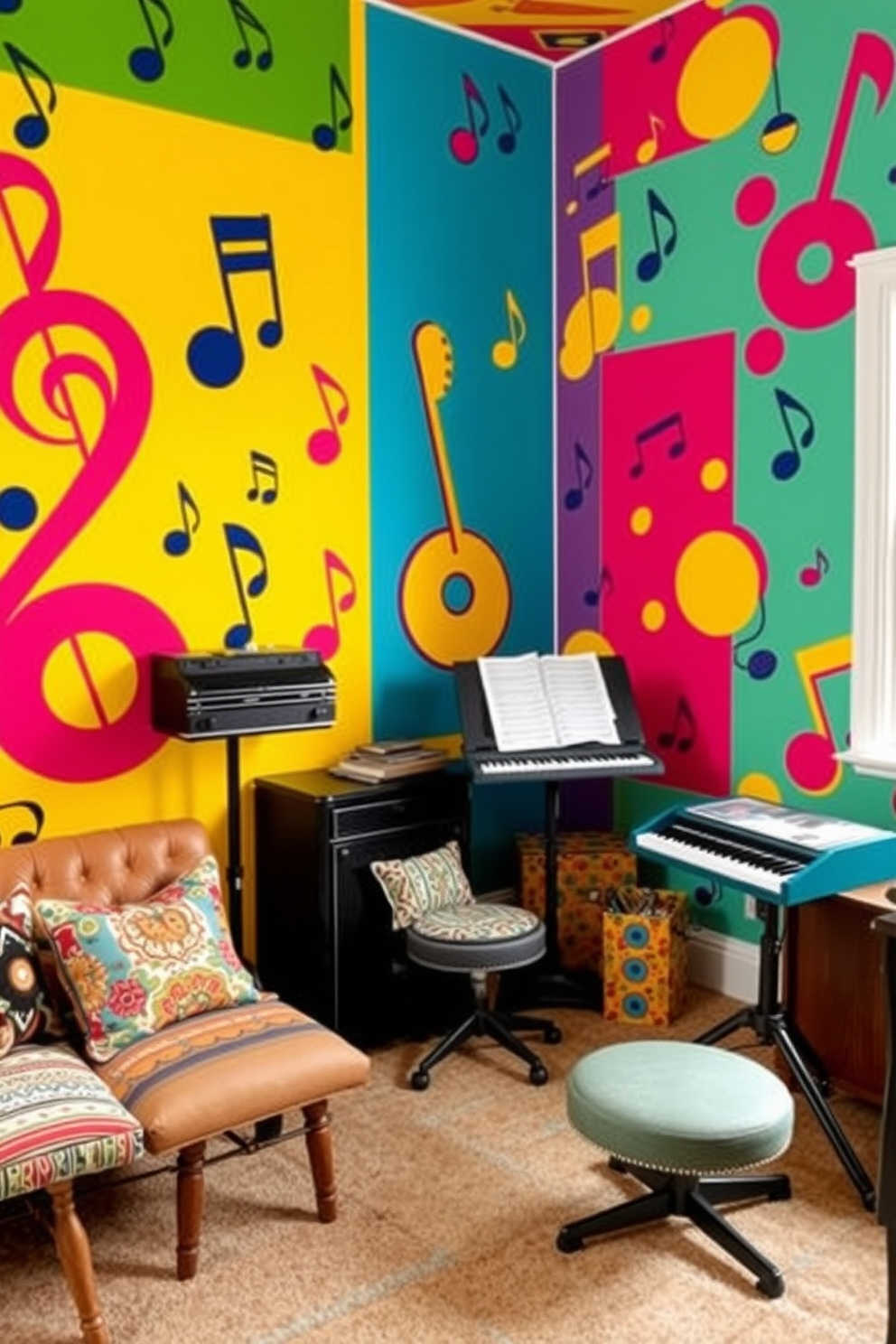 Music Room Wallpaper Decorating Ideas 22