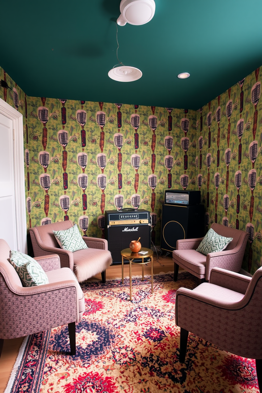 Music Room Wallpaper Decorating Ideas 26