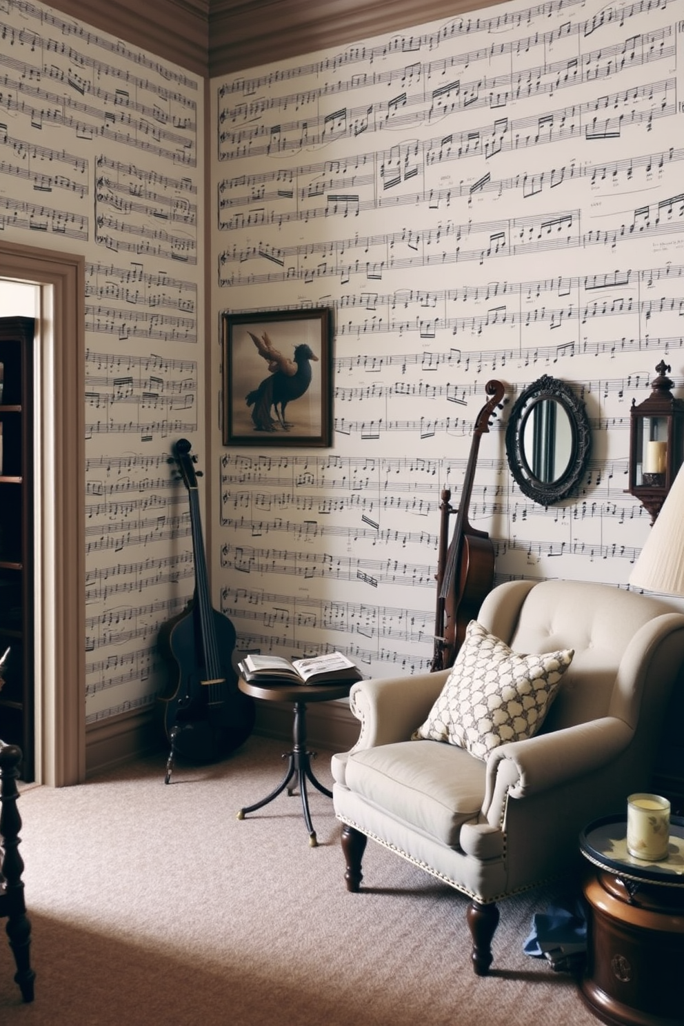 Music Room Wallpaper Decorating Ideas 8