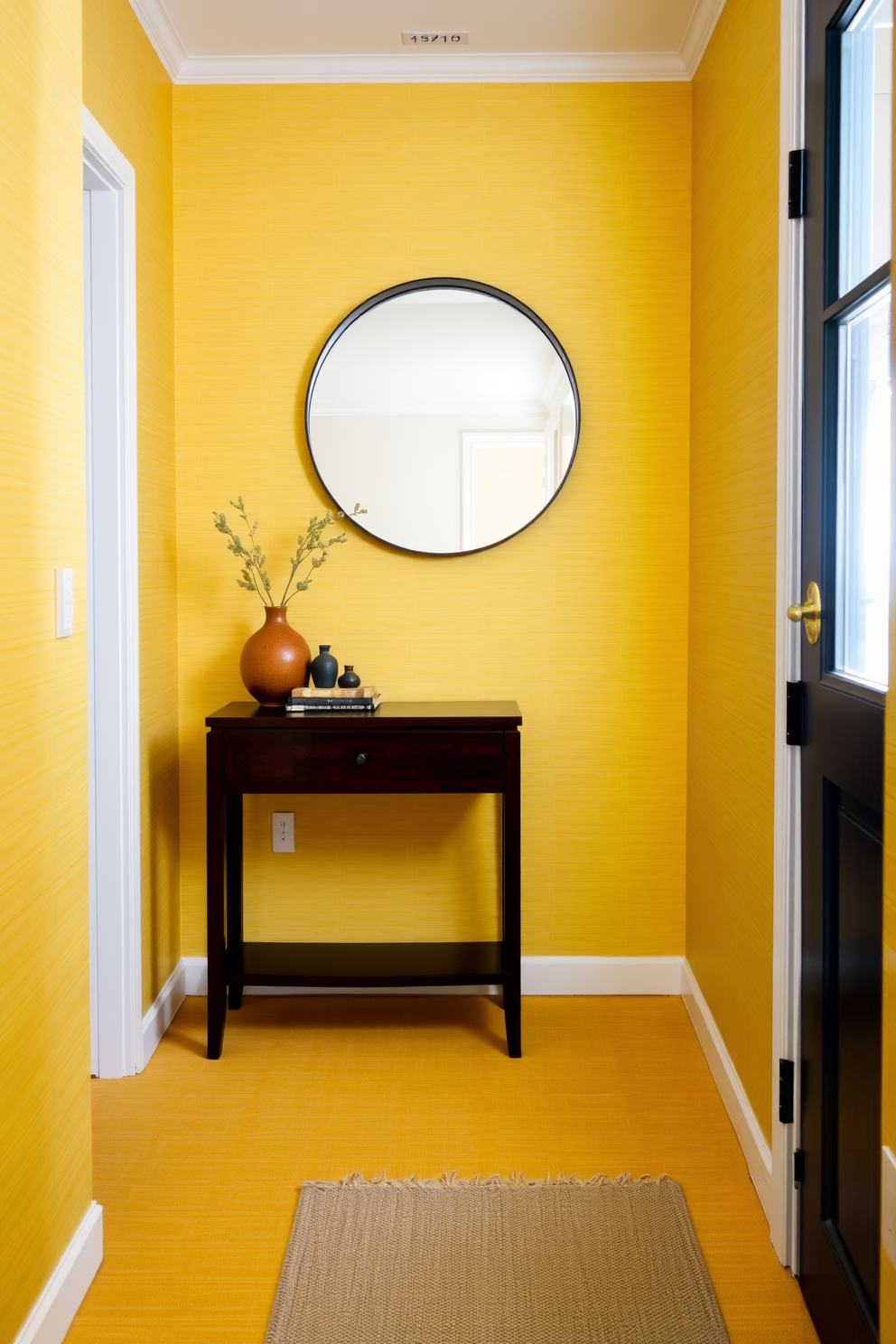 Mustard Wallpaper Decorating Ideas 4