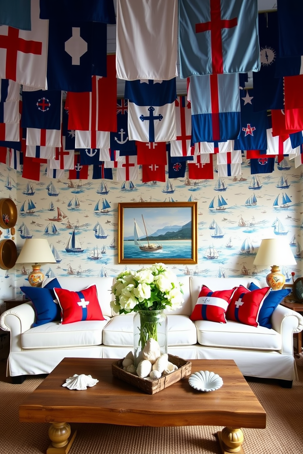 Nautical Wallpaper Decorating Ideas 14