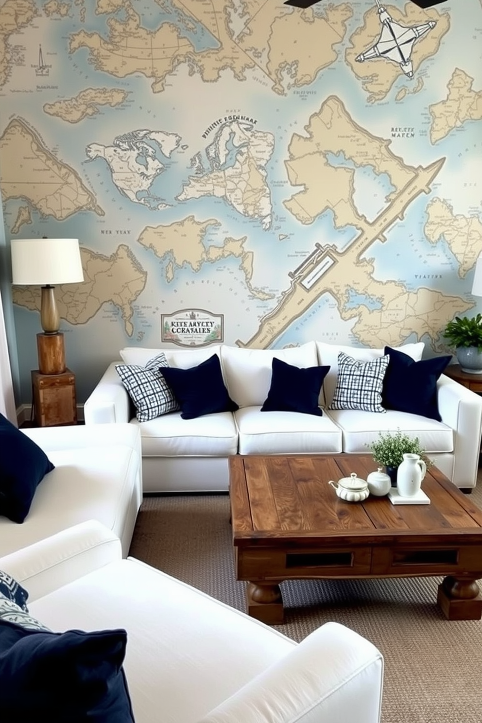 Nautical Wallpaper Decorating Ideas 6