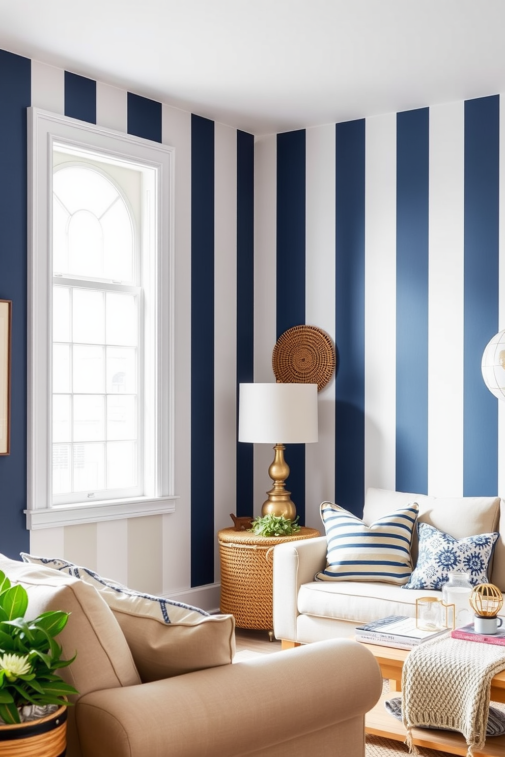 Navy Wallpaper Decorating Ideas 5