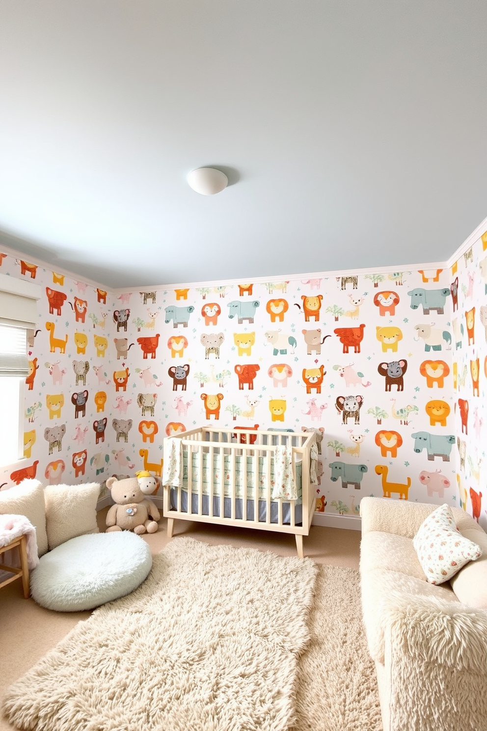 Nursery Wallpaper Decorating Ideas 1