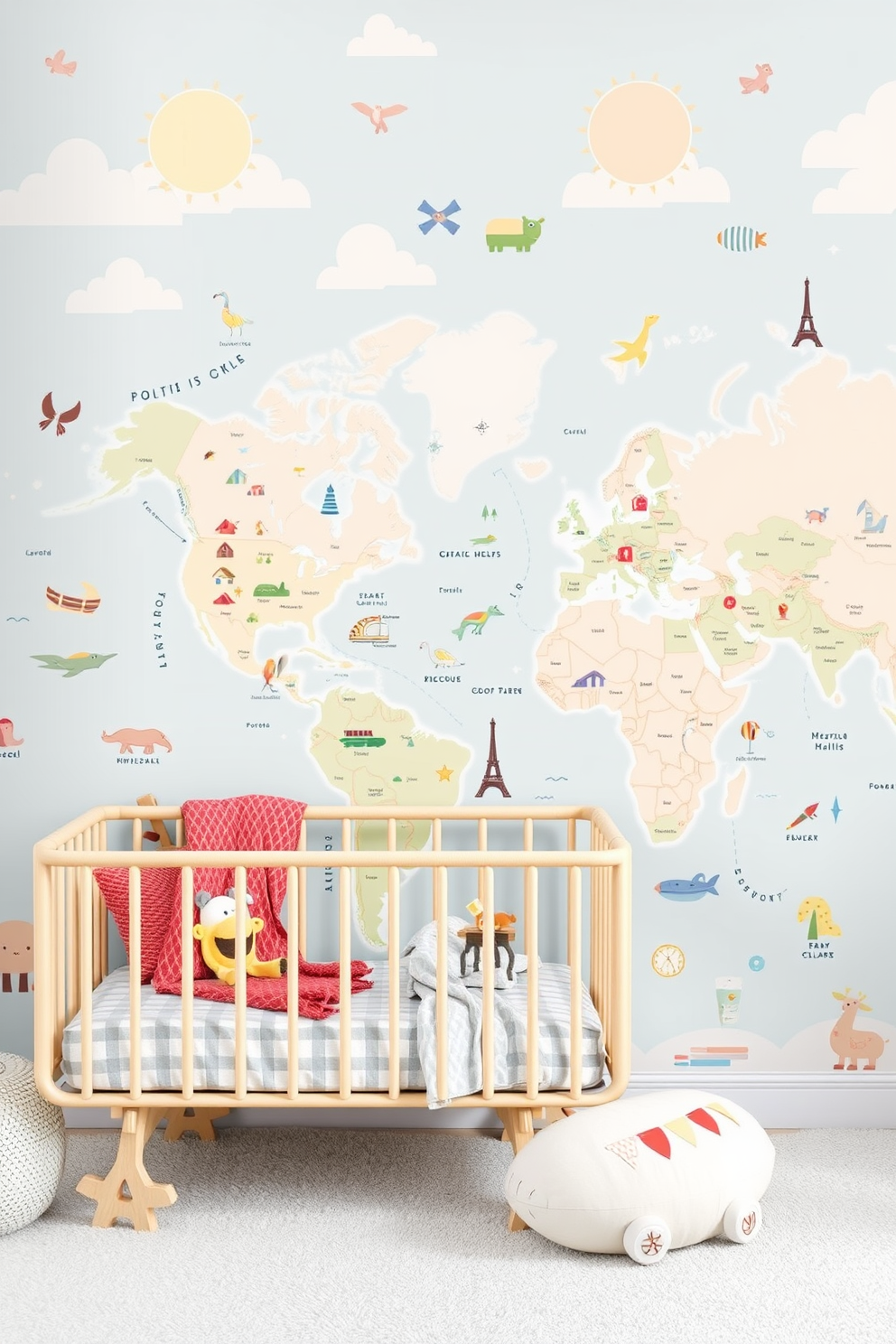 Nursery Wallpaper Decorating Ideas 11