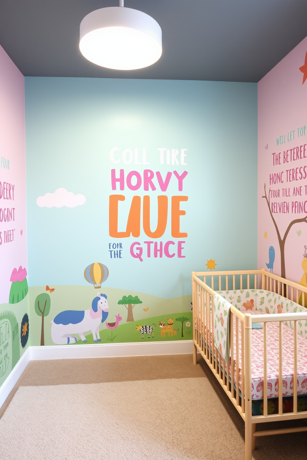 Nursery Wallpaper Decorating Ideas 20