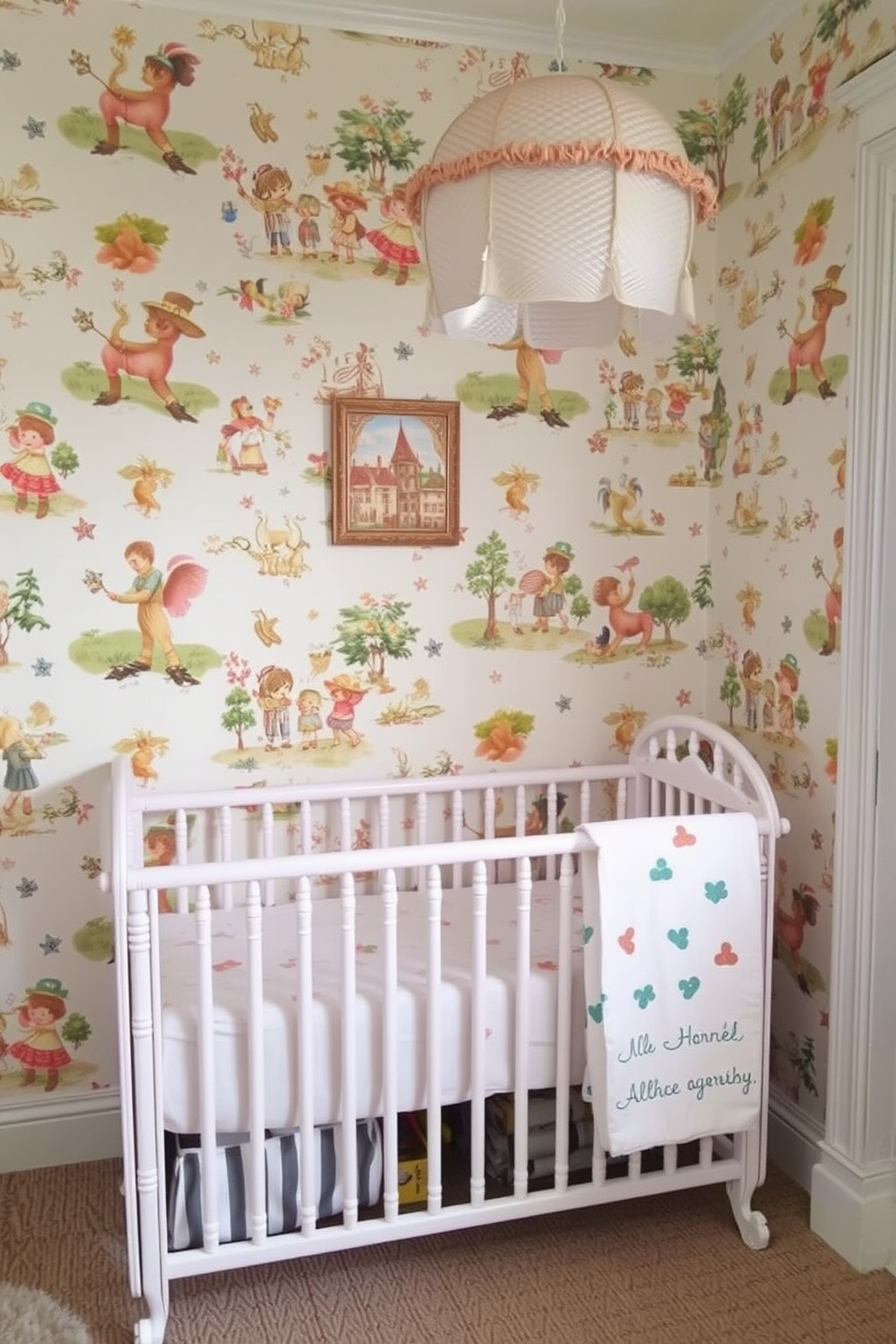 Nursery Wallpaper Decorating Ideas 22