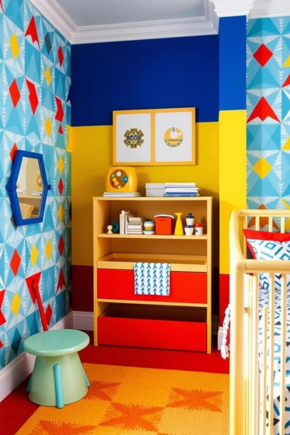 Nursery Wallpaper Decorating Ideas 29