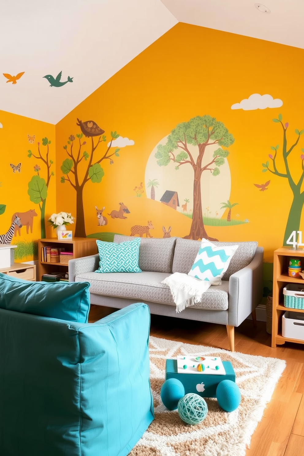 Ochre Wall Painting Ideas 11