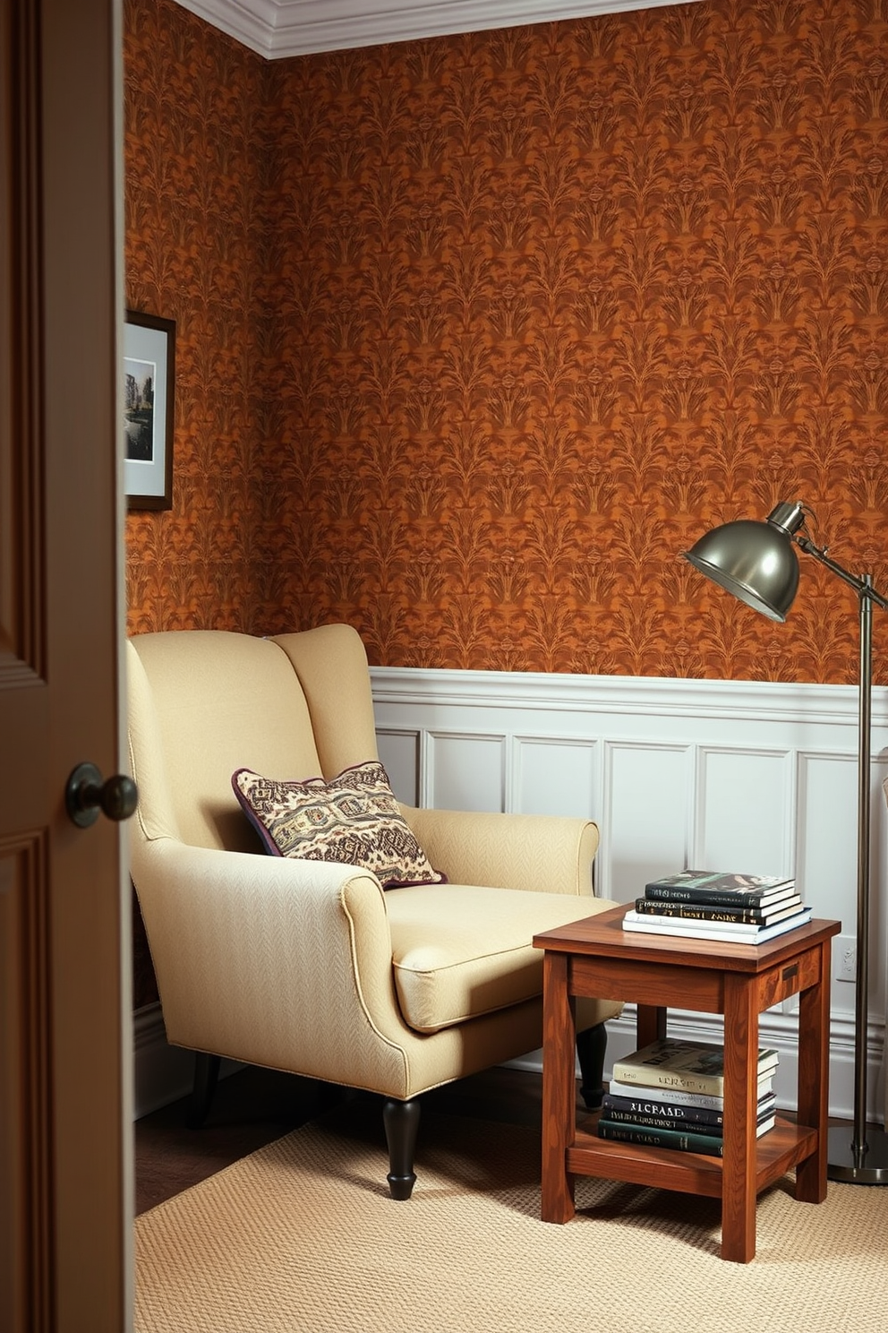 Ochre Wallpaper Decorating Ideas 2