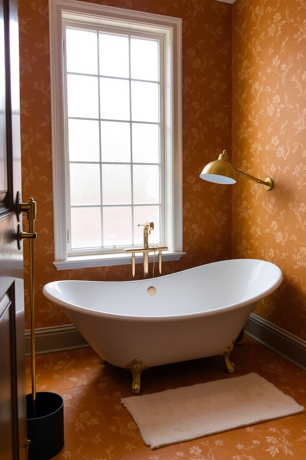 Ochre Wallpaper Decorating Ideas 24