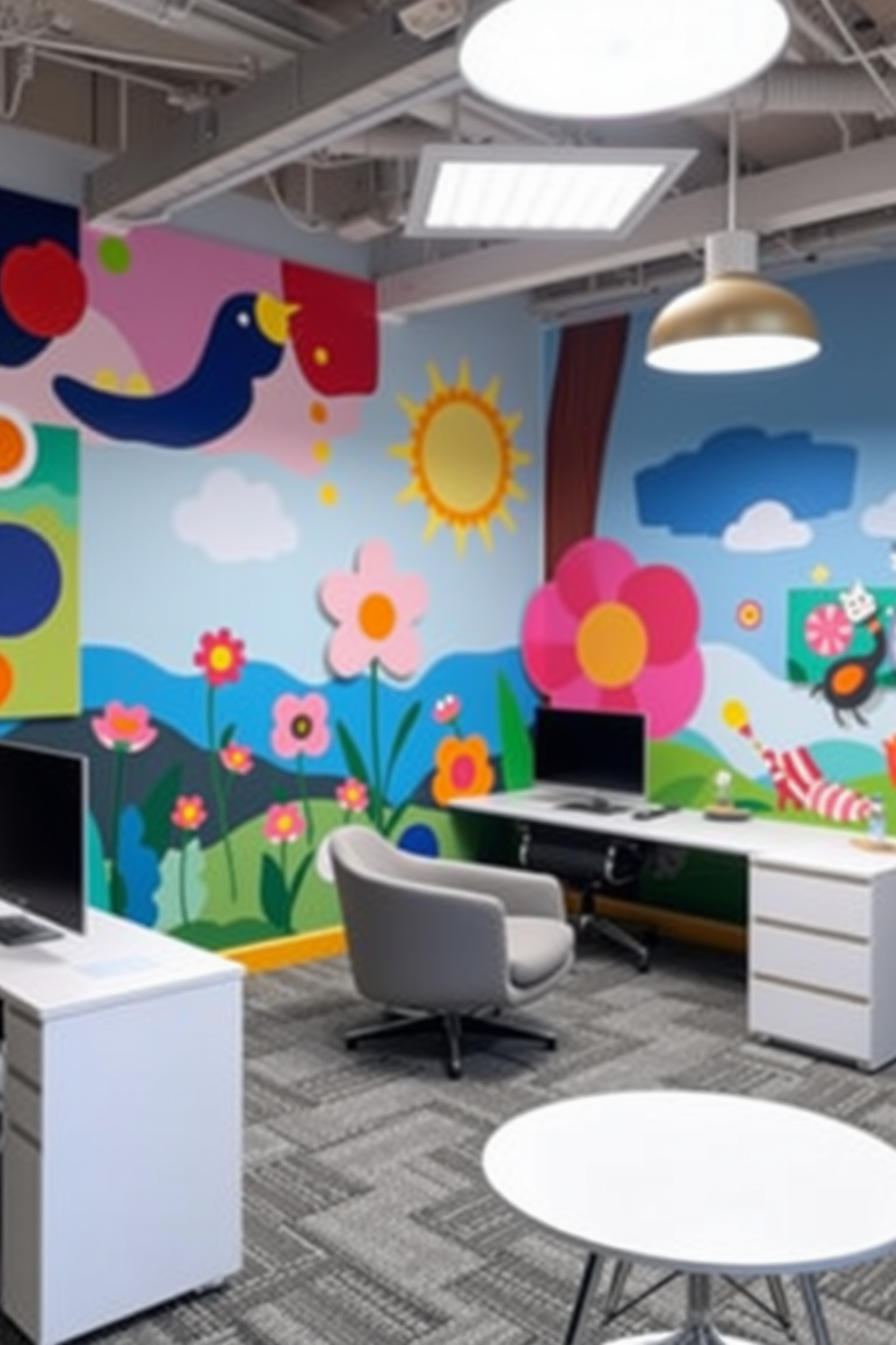 Office Wall Painting Ideas 13