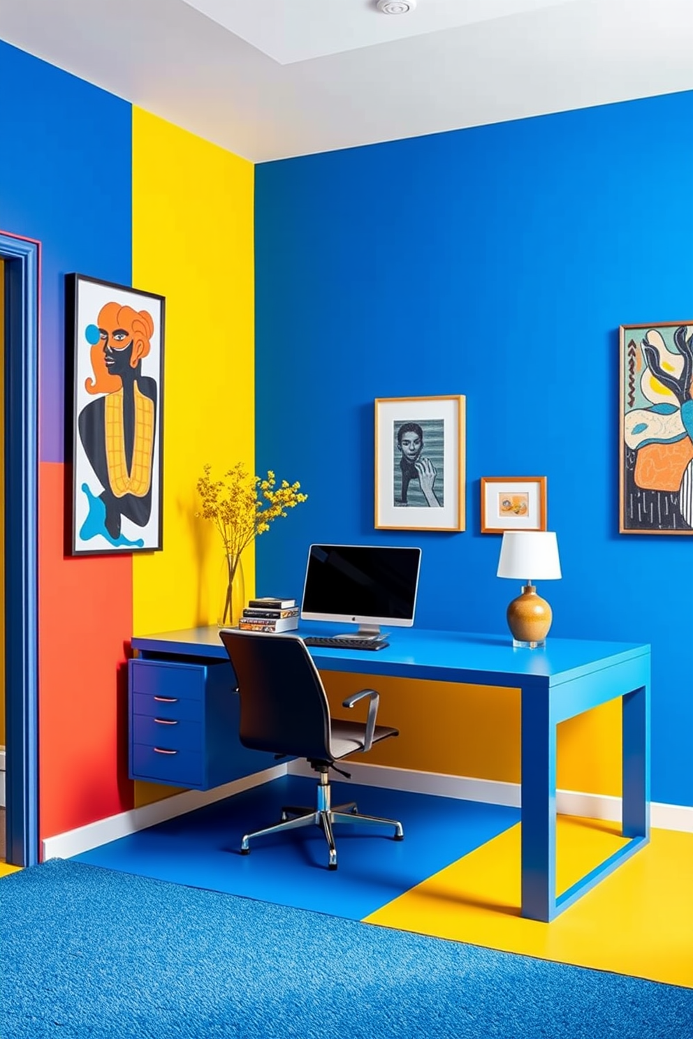 Office Wall Painting Ideas 21