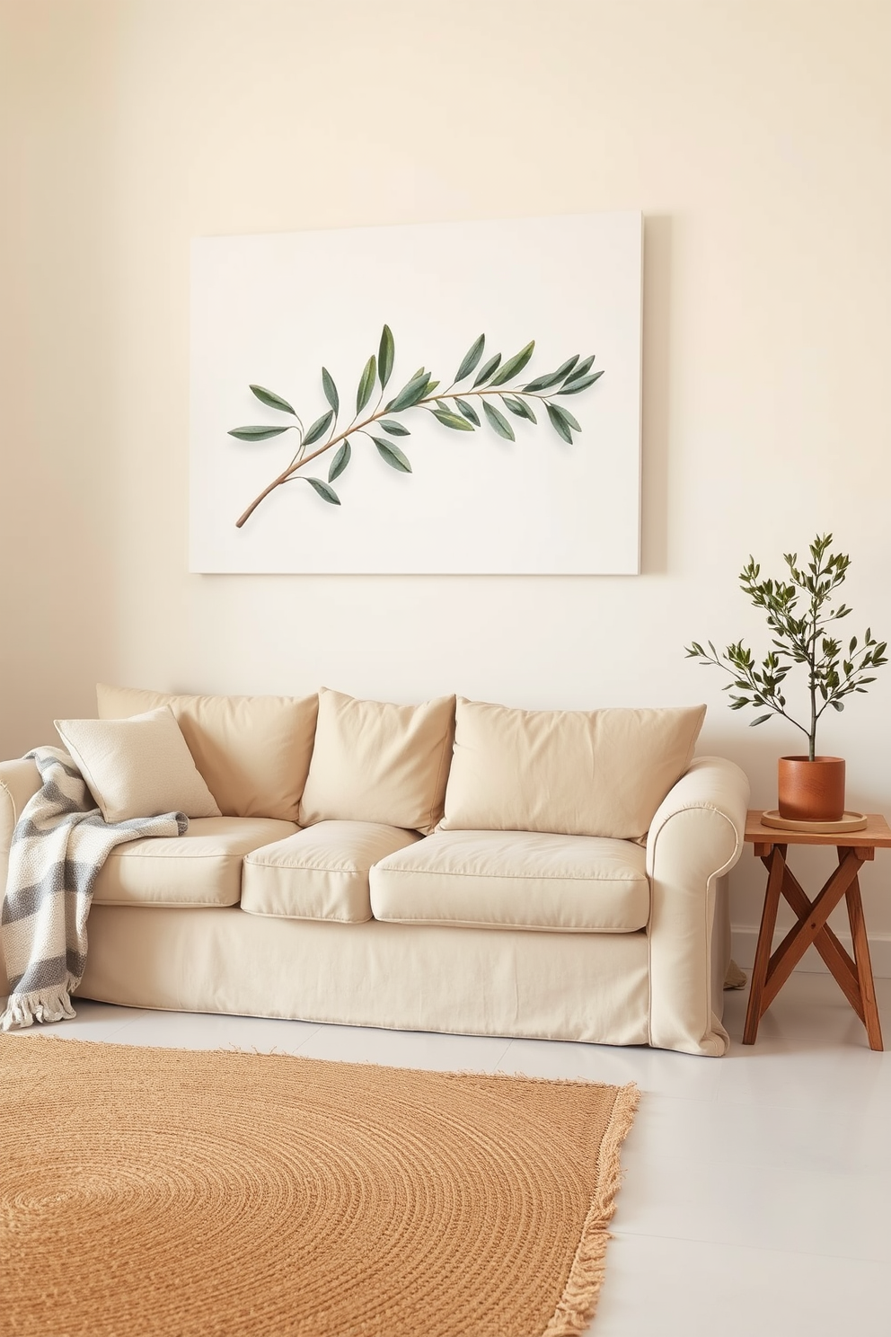 Olive Wall Painting Ideas 1