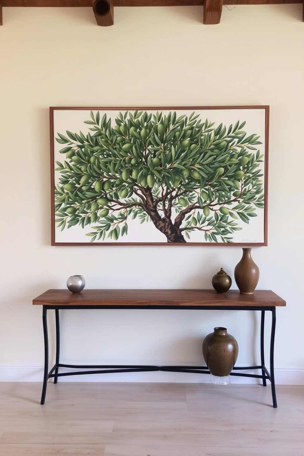 Olive Wall Painting Ideas 12