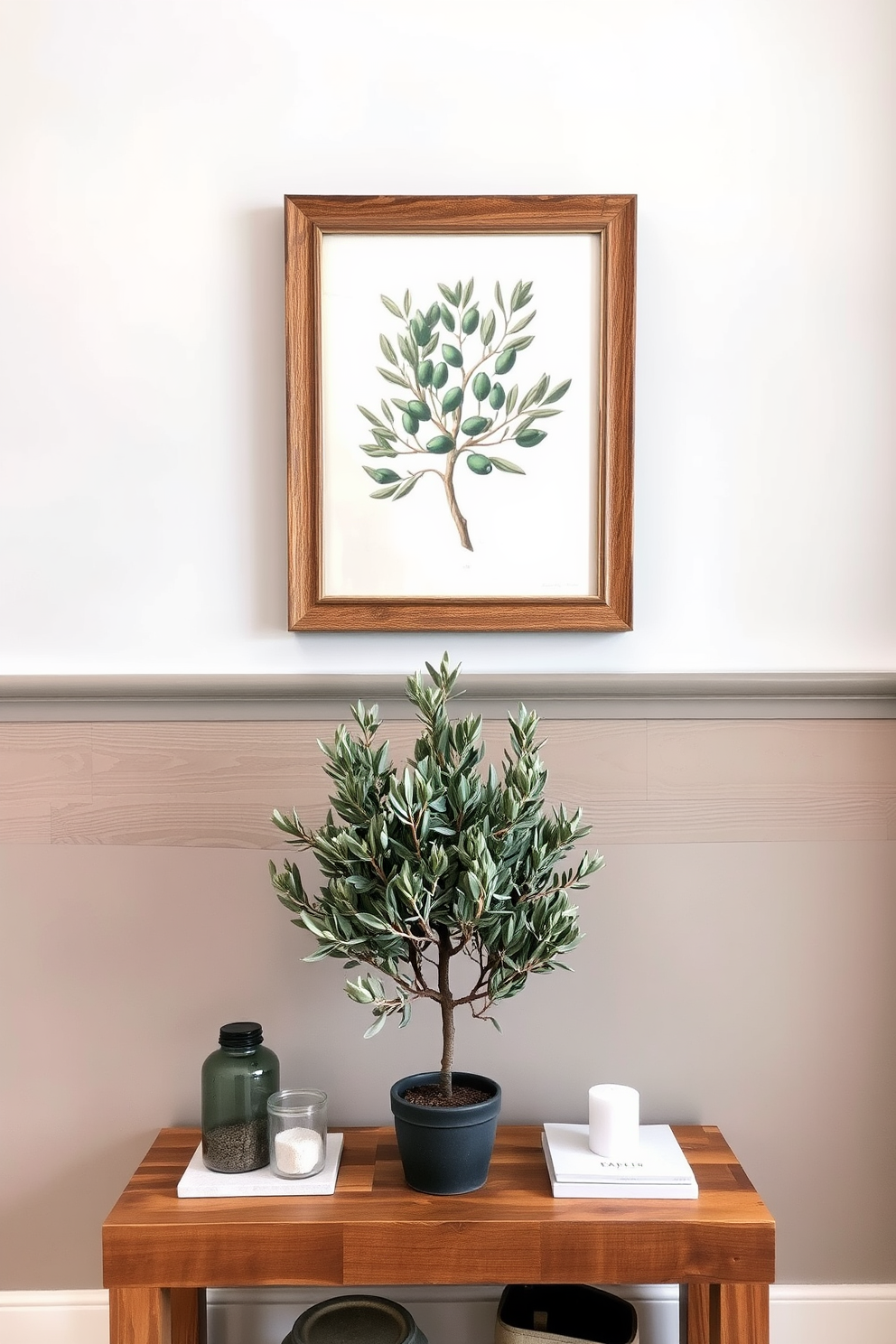 Olive Wall Painting Ideas 4