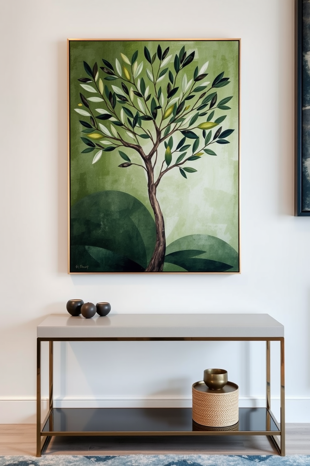 Olive Wall Painting Ideas 9