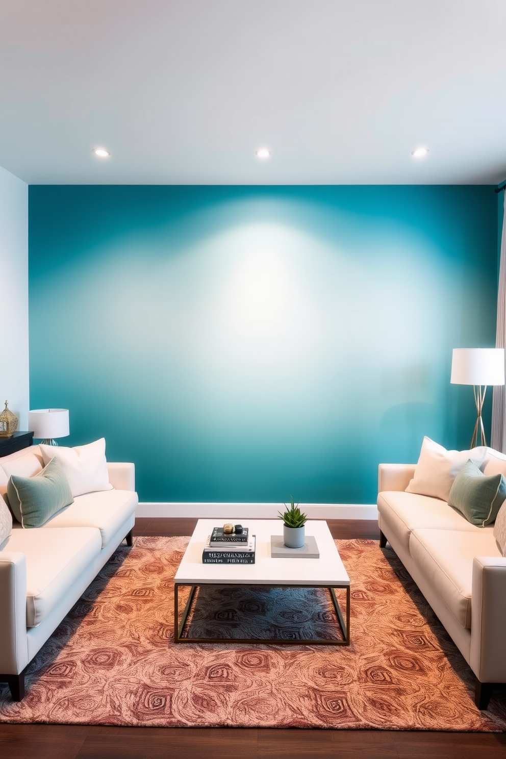 Ombre Wall Painting Ideas 8