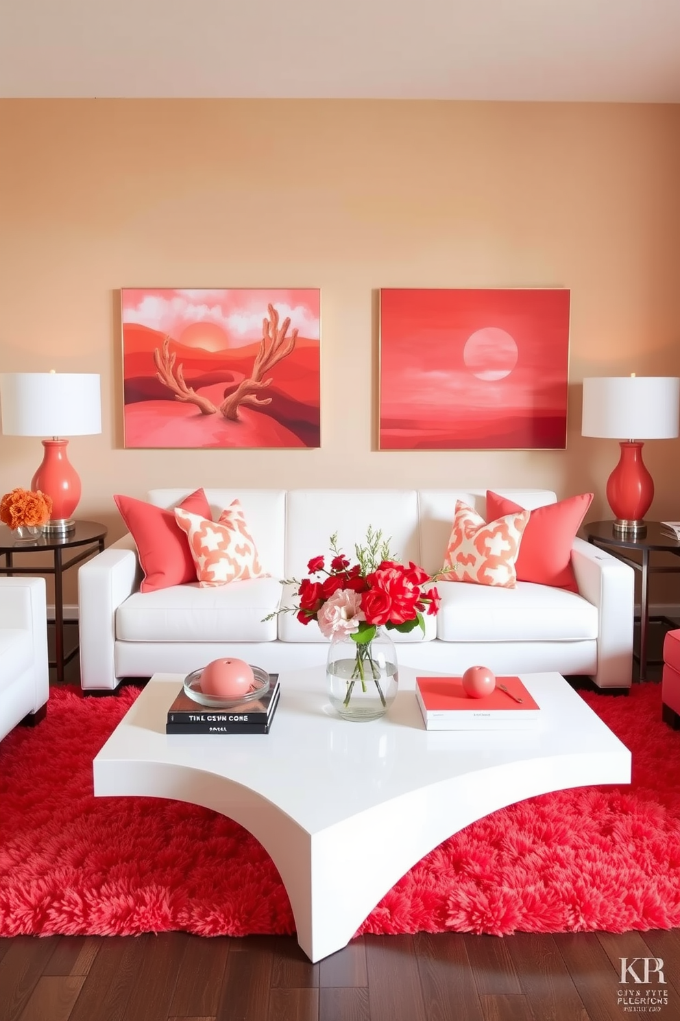 Orange Wall Painting Ideas 4