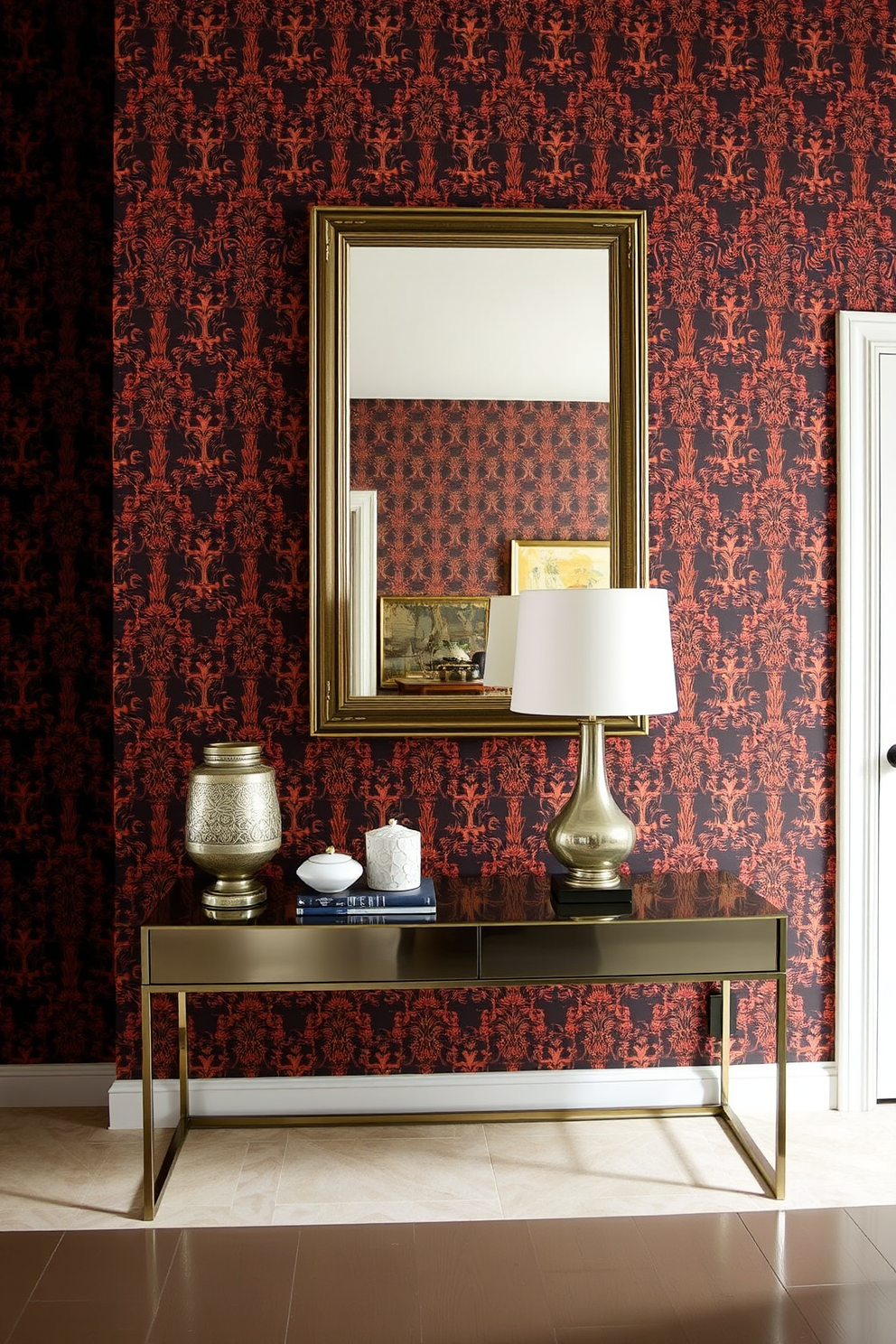 Paisley Wallpaper Decorating Ideas 14