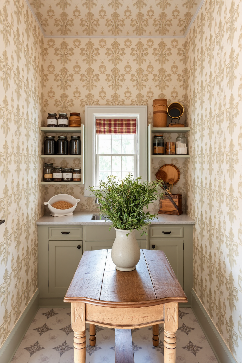 Pantry Wallpaper Decorating Ideas 10