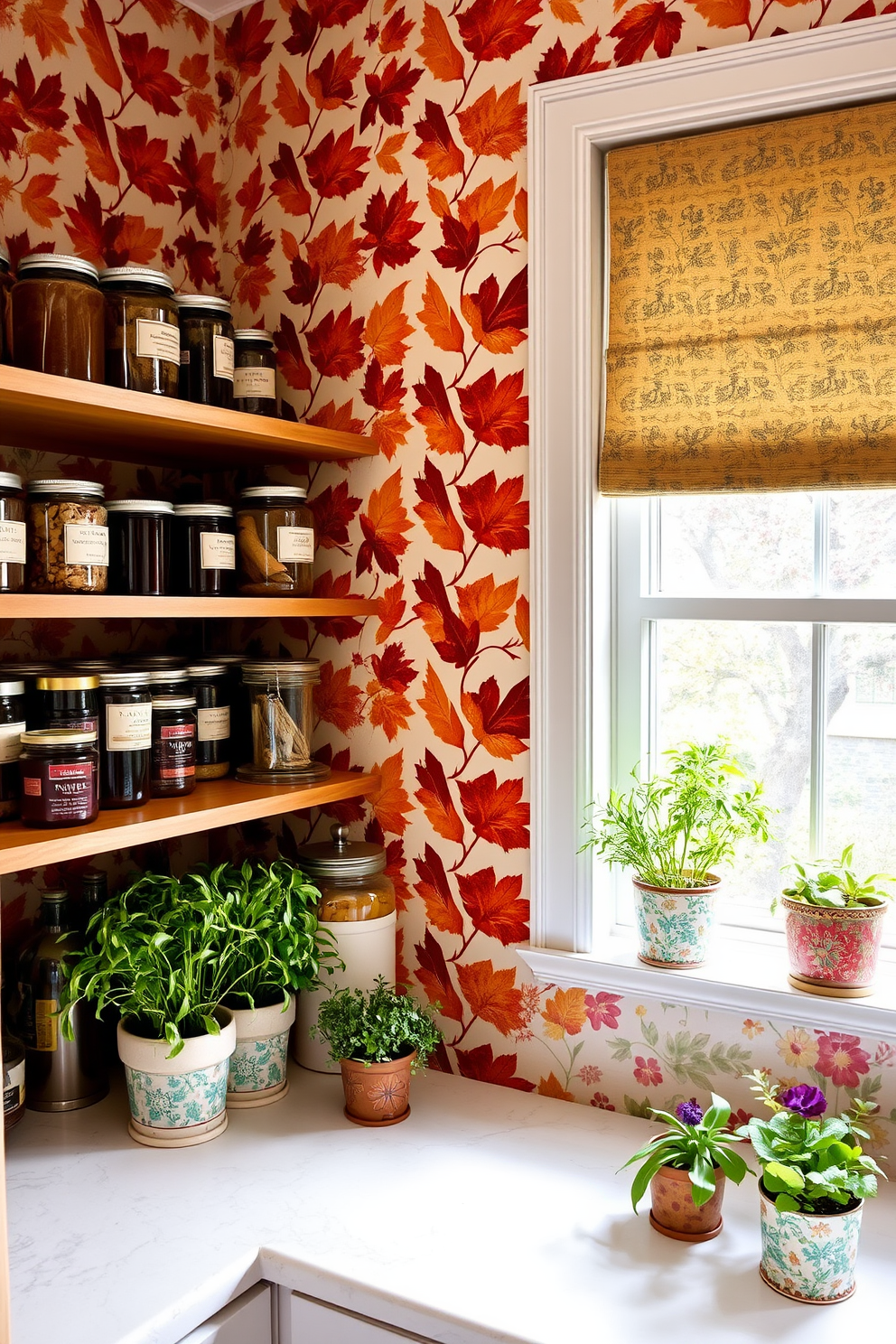 Pantry Wallpaper Decorating Ideas 12