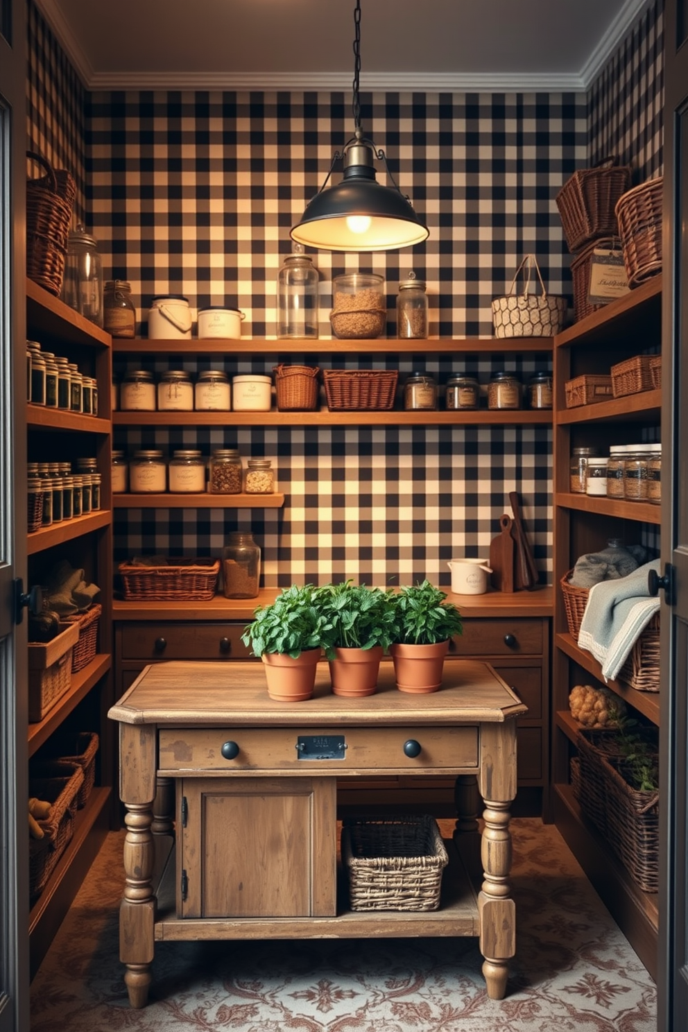 Pantry Wallpaper Decorating Ideas 15