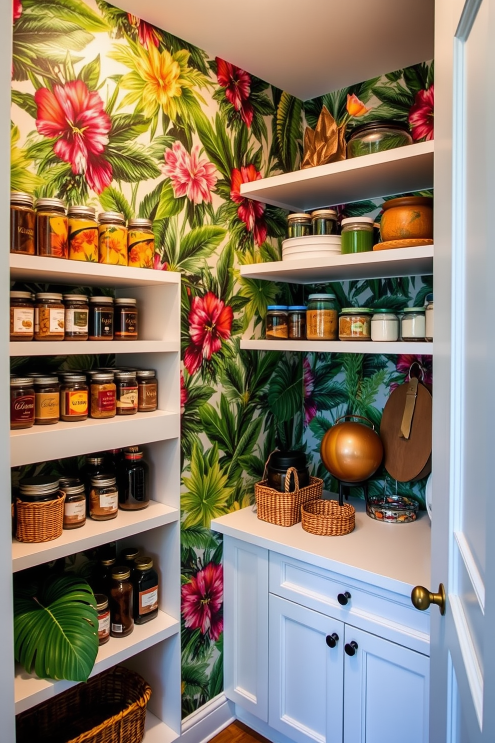 Pantry Wallpaper Decorating Ideas 16