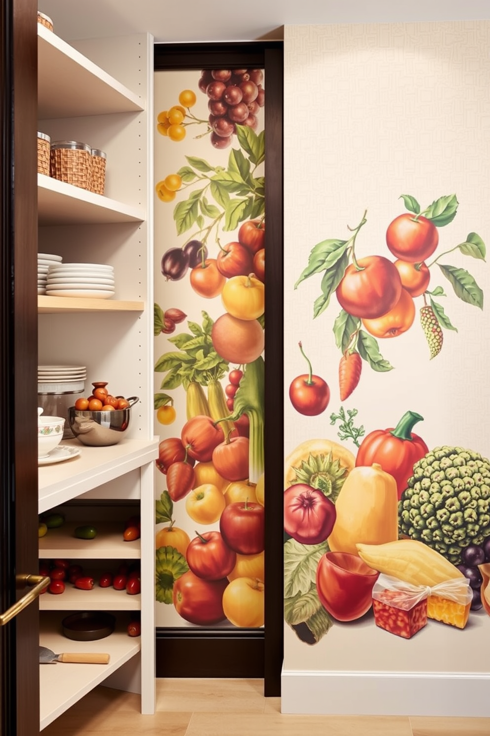 Pantry Wallpaper Decorating Ideas 18