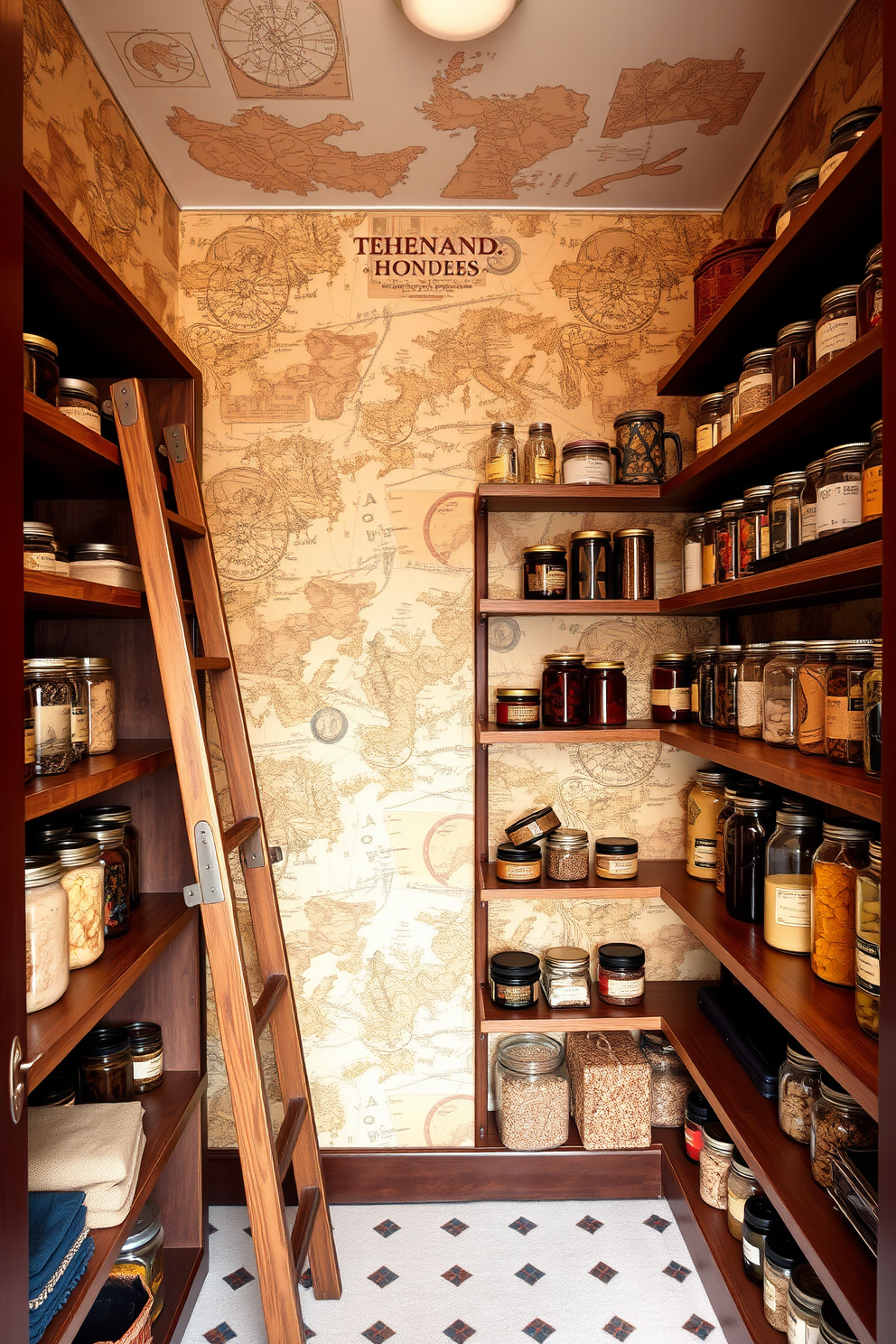 Pantry Wallpaper Decorating Ideas 19