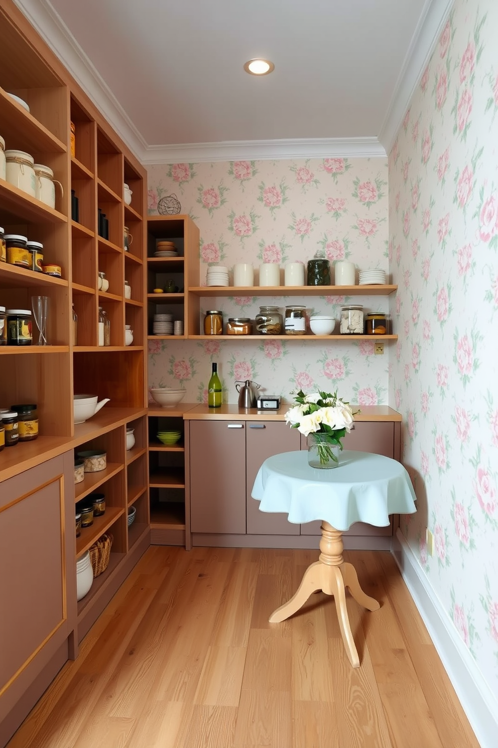 Pantry Wallpaper Decorating Ideas 20