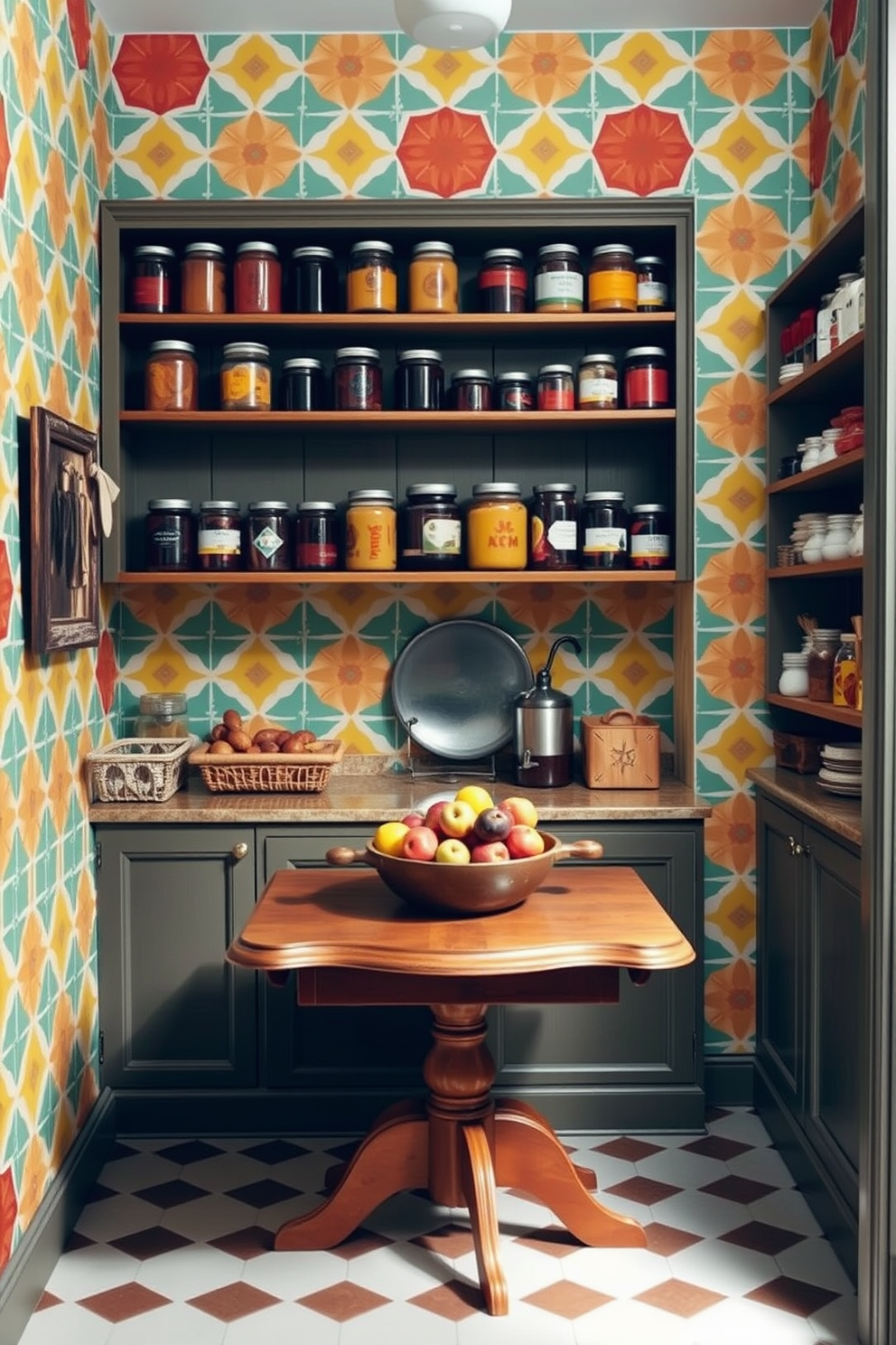 Pantry Wallpaper Decorating Ideas 26