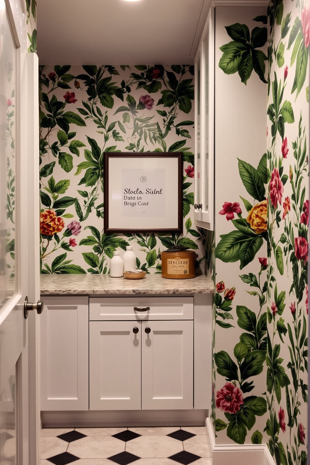 Pantry Wallpaper Decorating Ideas 28