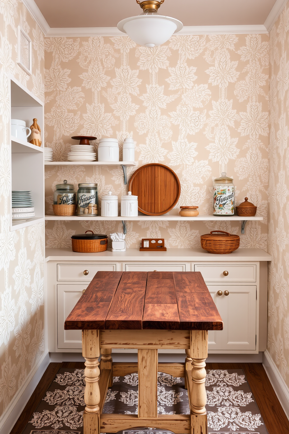 Pantry Wallpaper Decorating Ideas 30