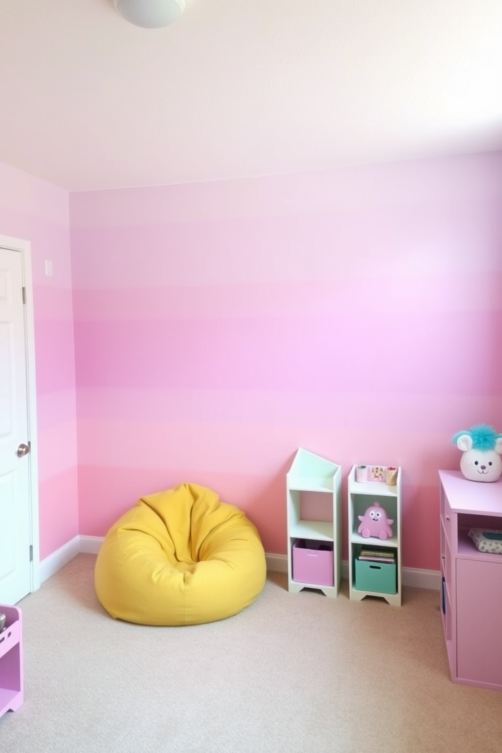 Pastel Wall Painting Ideas 19