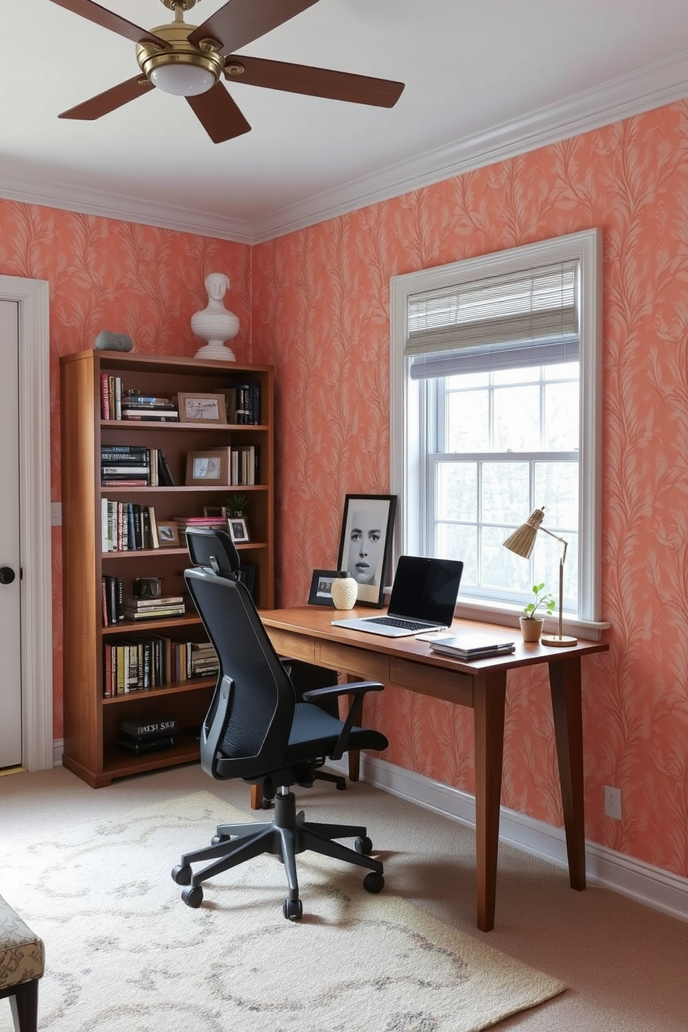 Peach Wallpaper Decorating Ideas 15