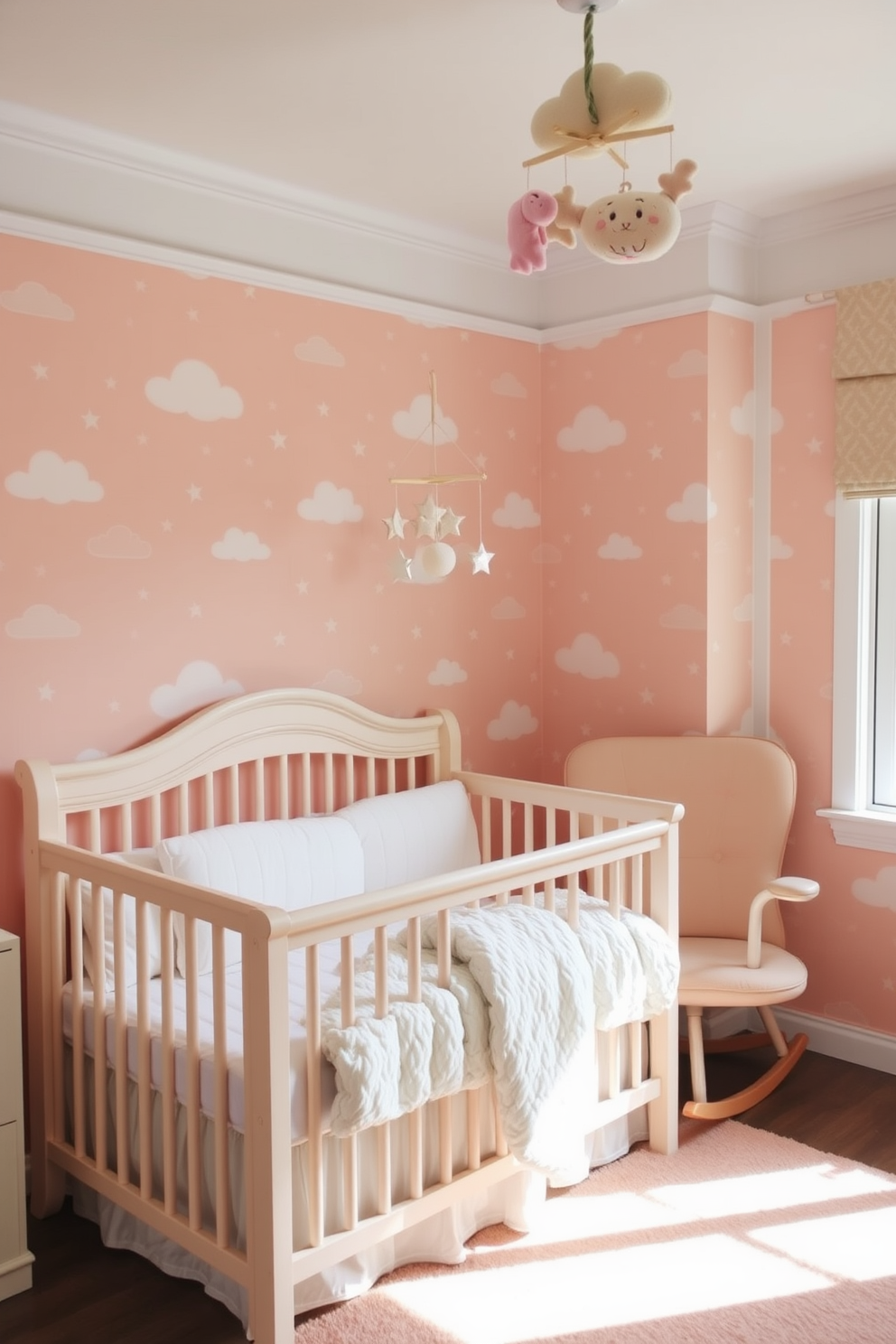 Peach Wallpaper Decorating Ideas 8