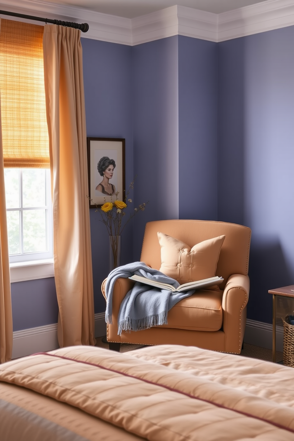 Periwinkle Wall Painting Ideas 28