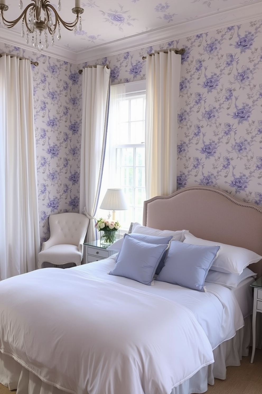 Periwinkle Wallpaper Decorating Ideas 1