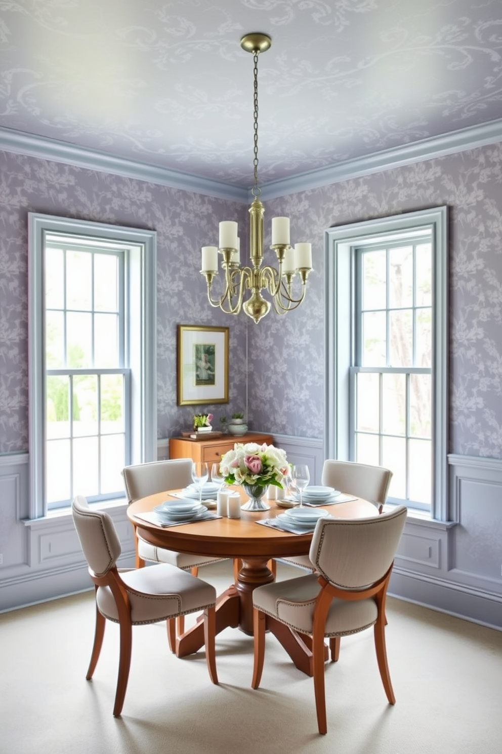 Periwinkle Wallpaper Decorating Ideas 16