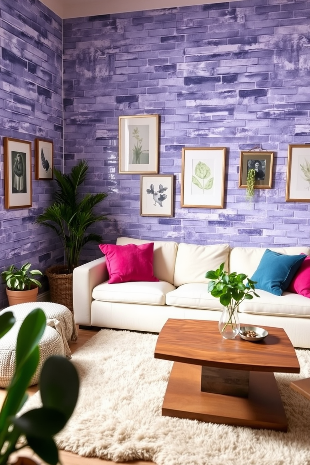 Periwinkle Wallpaper Decorating Ideas 22