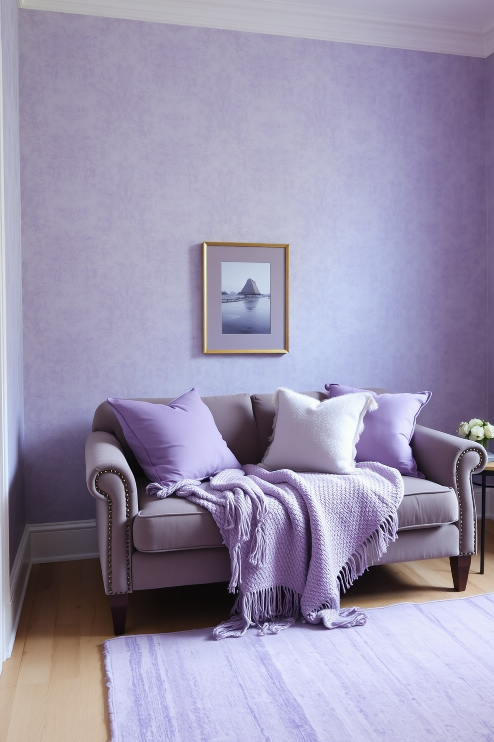 Periwinkle Wallpaper Decorating Ideas 24