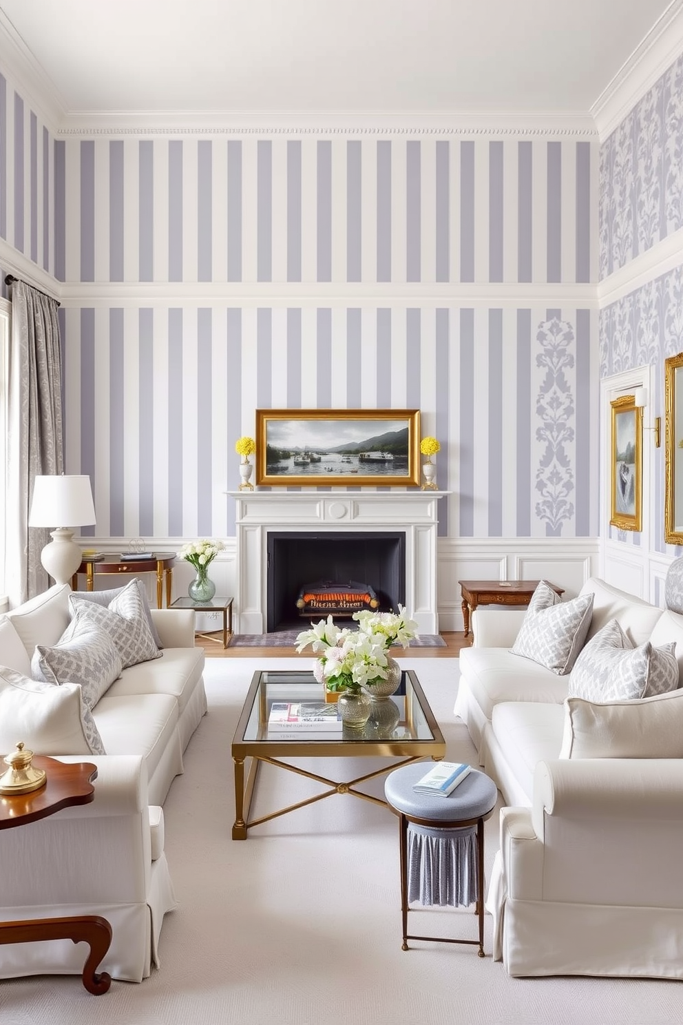 Periwinkle Wallpaper Decorating Ideas 3