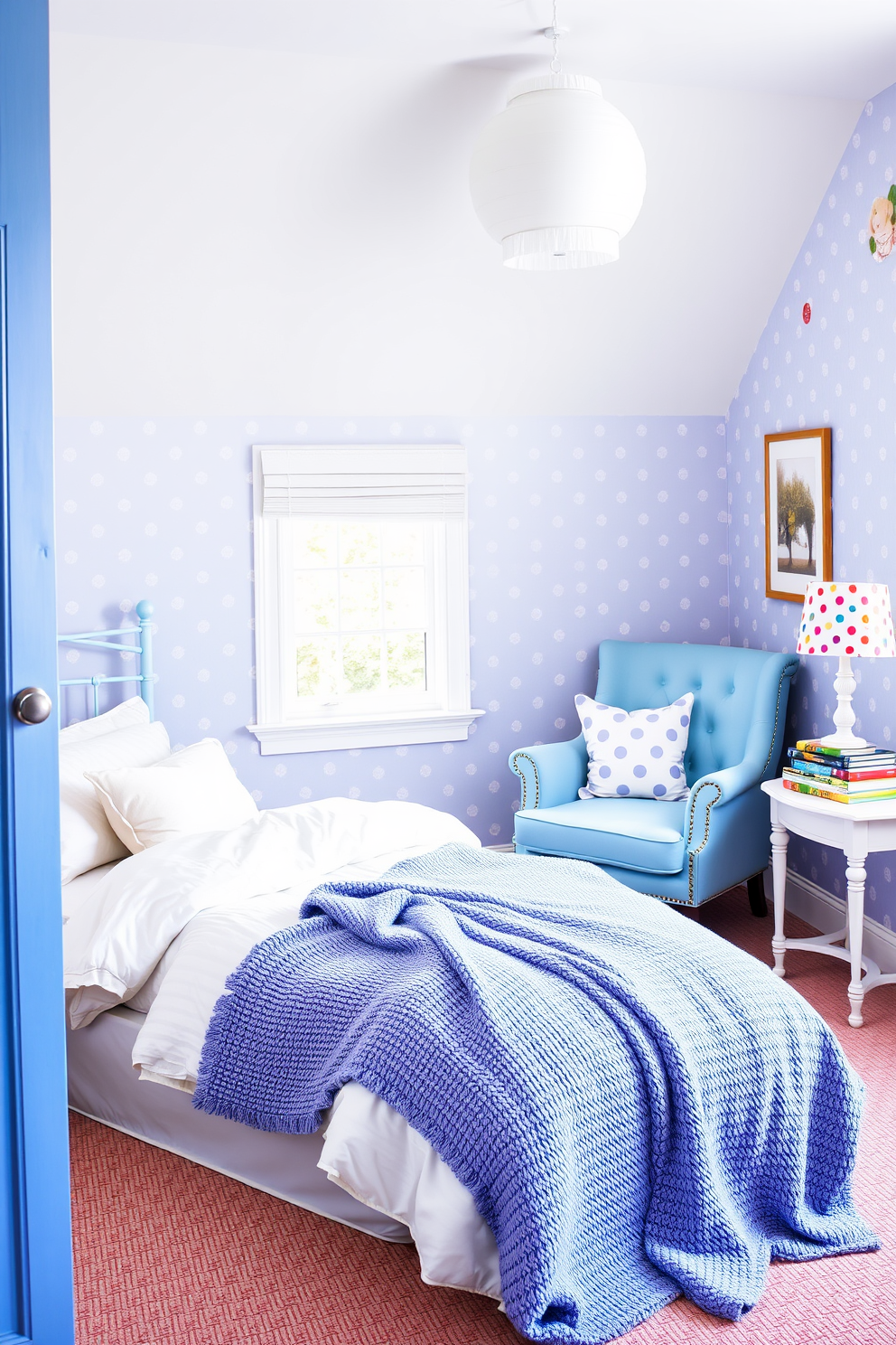 Periwinkle Wallpaper Decorating Ideas 4